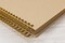 Large DIY Scrapbook Photo Album 80 Pages Thick Kraft Paper Scrap Book Albums for Wedding Anniversary Family and Baby (Brown)